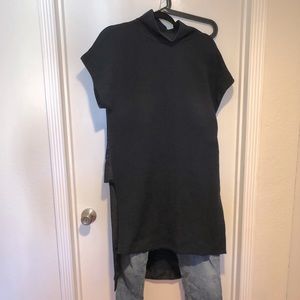 COS Mock neck hi-low tunic
